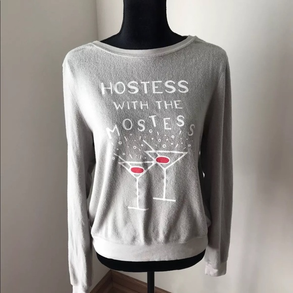 WILDFOX  🦊 SWEATSHIRT Gray soft crew neck S & XS - Picture 2 of 6